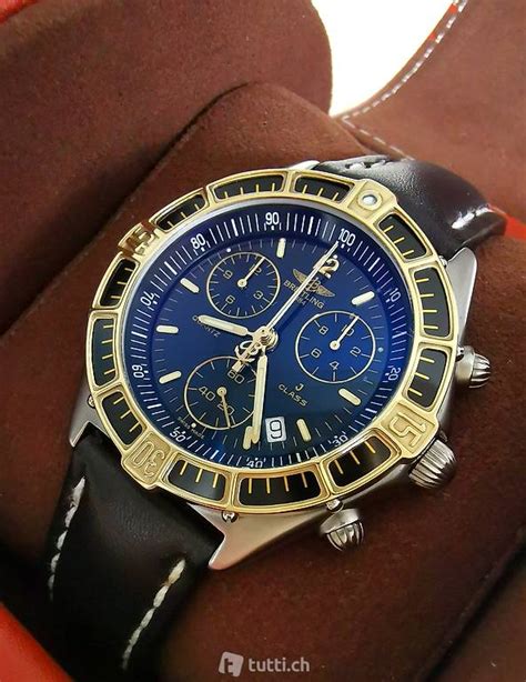 Breitling J Class 18K 750 Gold like new ref.80290 